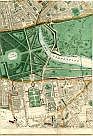 Paddington, Bayswater, Cemetery Of St George Hanover Sq (Closed), Uxbridge Road, Kensington Gardens, Hyde Park, The Serpentine, Albert Memorial, Royal Albert Hall, Kensingtion, Horticultural Society, Knightsbridge, Metropolitan District Railway, & Brompton
