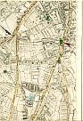 Stockwell, Clapham, West End & Crystal Palace Railway, West Brixton, Clapham Park, Lambeth Water Works, & Female Convict Prison